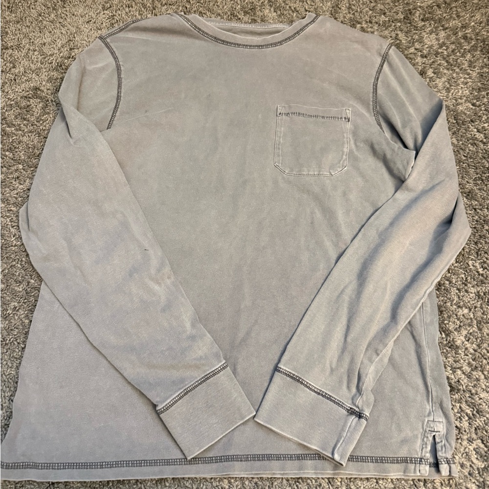Goodfellow & Co Light Gray Long Sleeve Tee